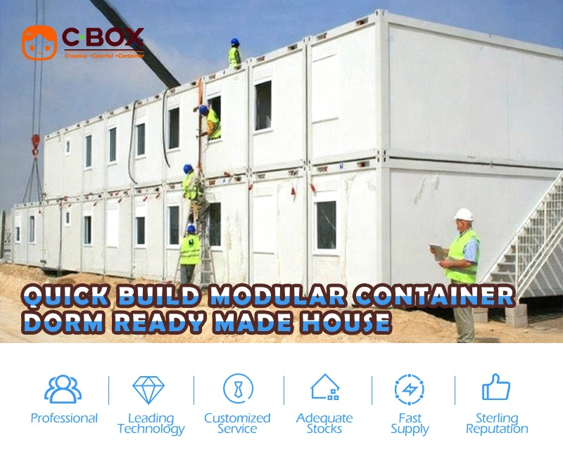 quick build flat pack container house