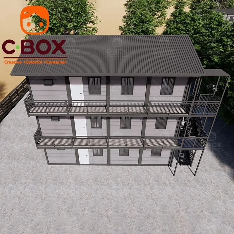 3 story modular container home