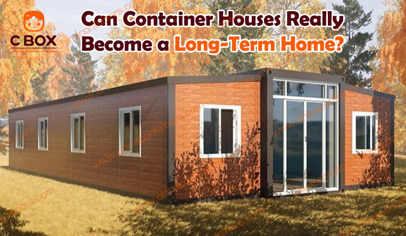 expandable container house for living