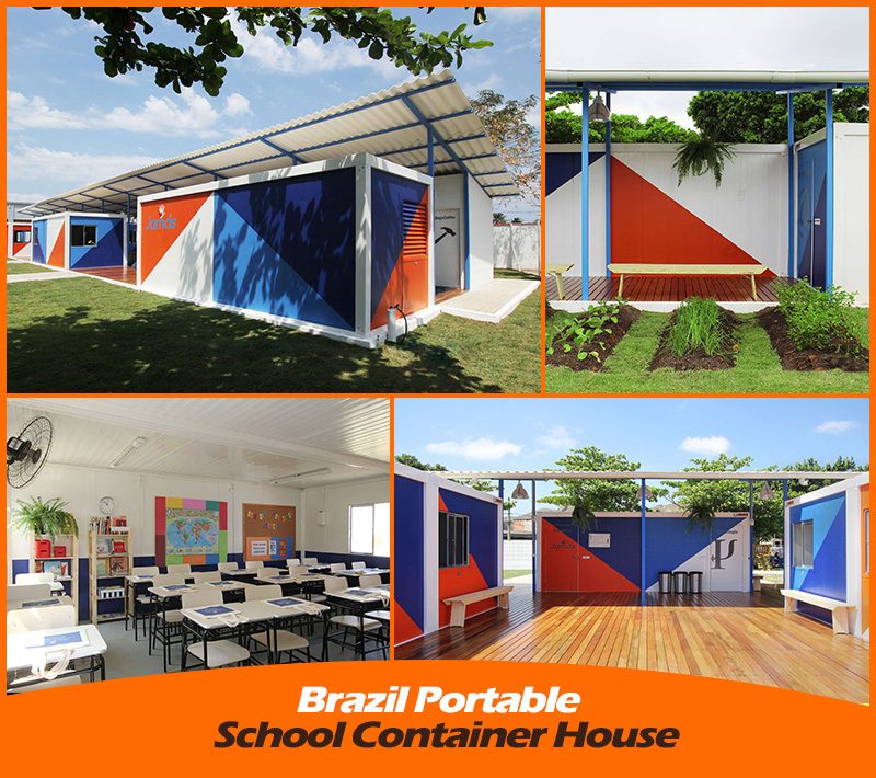 CBOX: บ้านคอนเทนเนอร์โรงเรียนแบบพกพาของบราซิล